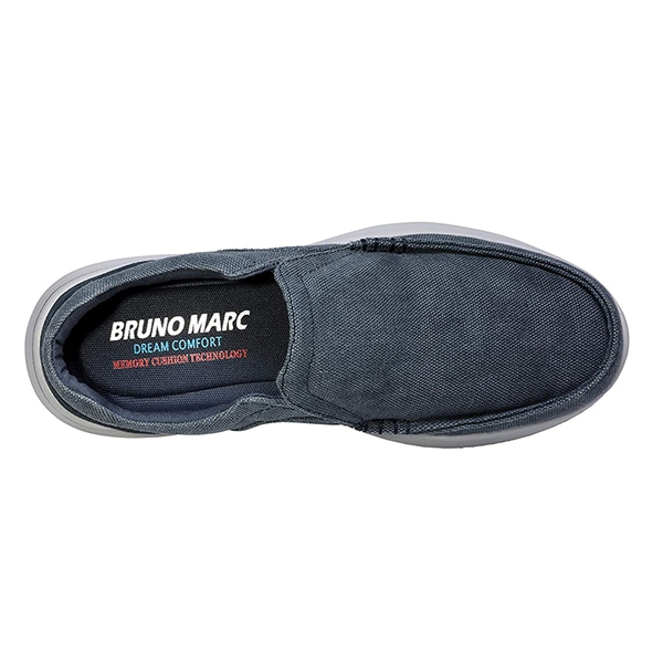Men's Durable Casual Canvas Loafers - DARK BLUE - 3